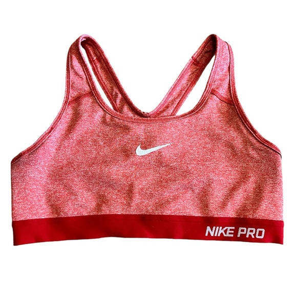 Nike Other - Nike Women’s Medium Orange Sports Bra with Elastic Waistband